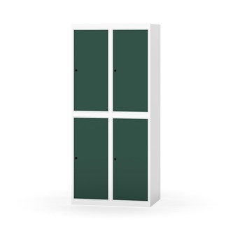 Novis garderobeskab lige topplade 2:2 B80 cm