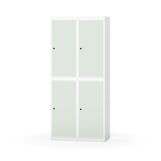 Novis garderobeskab lige topplade 2:2 B80 cm