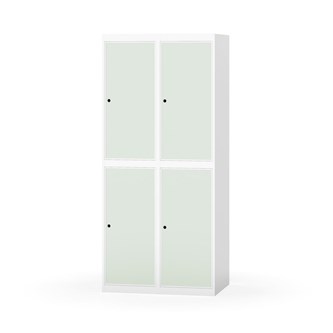 Novis garderobeskab lige topplade 2:2 B80 cm
