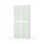 Novis garderobeskab lige topplade 2:2 B80 cm