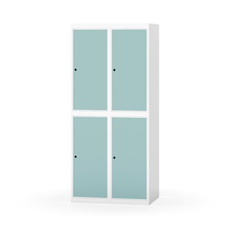 Novis garderobeskab lige topplade 2:2 B80 cm