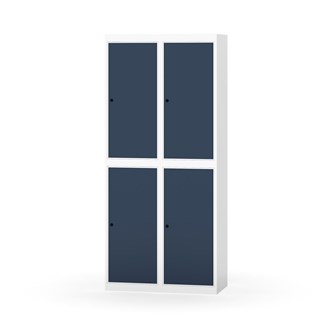 Novis garderobeskab lige topplade 2:2 B80 cm