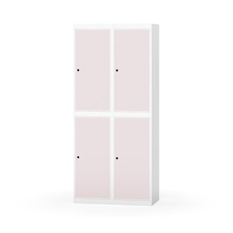 Novis garderobeskab lige topplade 2:2 B80 cm
