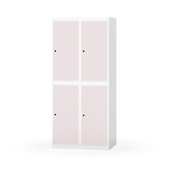 Novis garderobeskab lige topplade 2:2 B80 cm
