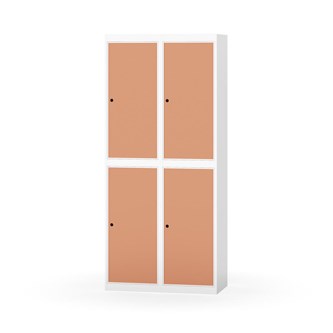 Novis garderobeskab lige topplade 2:2 B80 cm