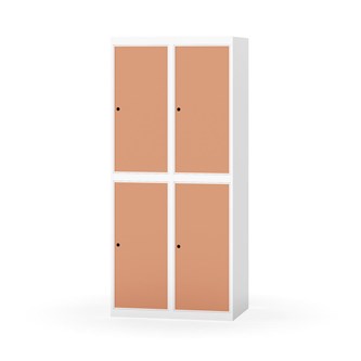 Novis garderobeskab lige topplade 2:2 B80 cm