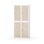 Novis garderobeskab lige topplade 2:2 B80 cm
