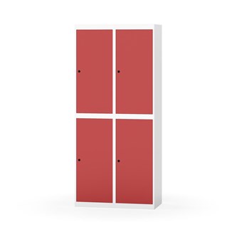 Novis garderobeskab lige topplade 2:2 B80 cm
