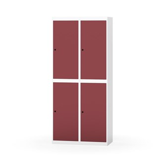 Novis garderobeskab lige topplade 2:2 B80 cm