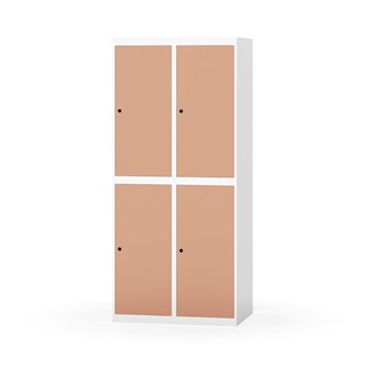 Novis garderobeskab lige topplade 2:2 B80 cm