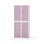 Novis garderobeskab lige topplade 2:2 B80 cm