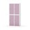 Novis garderobeskab lige topplade 2:2 B80 cm