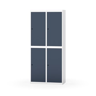 Novis garderobeskab lige topplade 2:2 B80 cm