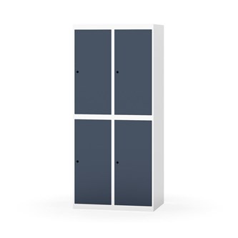 Novis garderobeskab lige topplade 2:2 B80 cm