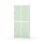 Novis garderobeskab lige topplade 2:2 B80 cm