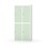 Novis garderobeskab lige topplade 2:2 B80 cm