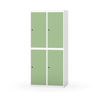 Novis garderobeskab lige topplade 2:2 B80 cm