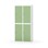 Novis garderobeskab lige topplade 2:2 B80 cm