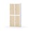 Novis garderobeskab lige topplade 2:2 B80 cm