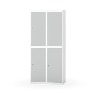 Novis garderobeskab lige topplade 2:2 B80 cm