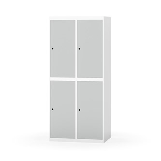 Novis garderobeskab lige topplade 2:2 B80 cm