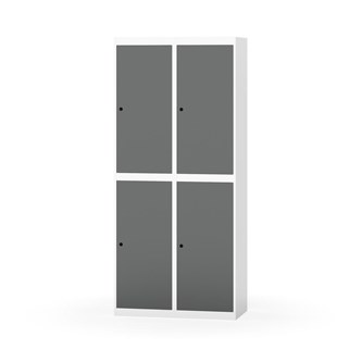 Novis garderobeskab lige topplade 2:2 B80 cm