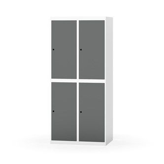 Novis garderobeskab lige topplade 2:2 B80 cm