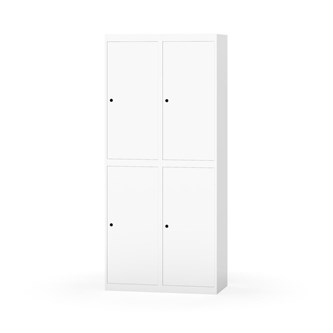 Novis garderobeskab lige topplade 2:2 B80 cm