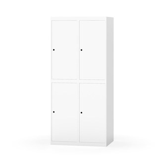 Novis garderobeskab lige topplade 2:2 B80 cm