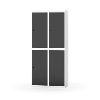 Novis garderobeskab lige topplade 2:2 B80 cm