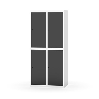 Novis garderobeskab lige topplade 2:2 B80 cm