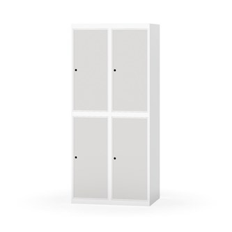 Novis garderobeskab lige topplade 2:2 B80 cm