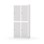 Novis garderobeskab lige topplade 2:2 B80 cm