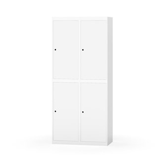Novis garderobeskab lige topplade 2:2 B80 cm