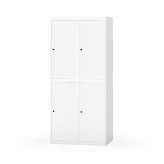 Novis garderobeskab lige topplade 2:2 B80 cm