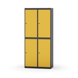 Novis garderobeskab lige topplade 2:2 B80 cm