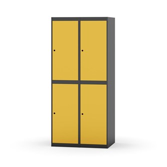 Novis garderobeskab lige topplade 2:2 B80 cm