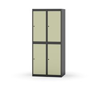 Novis garderobeskab lige topplade 2:2 B80 cm