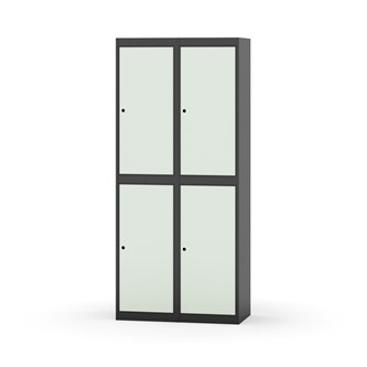 Novis garderobeskab lige topplade 2:2 B80 cm