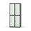 Novis garderobeskab lige topplade 2:2 B80 cm
