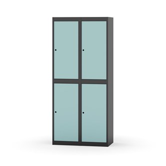 Novis garderobeskab lige topplade 2:2 B80 cm