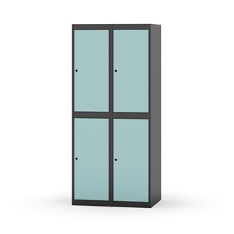 Novis garderobeskab lige topplade 2:2 B80 cm