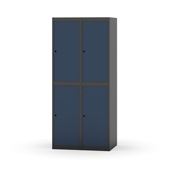 Novis garderobeskab lige topplade 2:2 B80 cm
