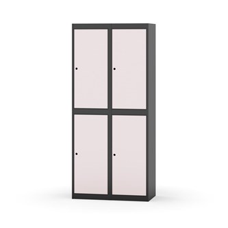 Novis garderobeskab lige topplade 2:2 B80 cm