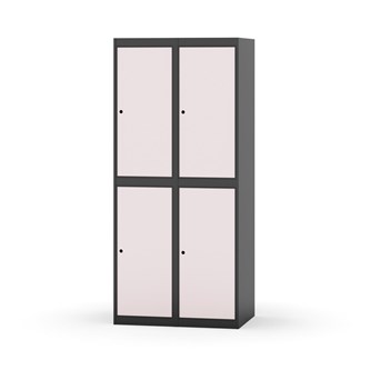 Novis garderobeskab lige topplade 2:2 B80 cm