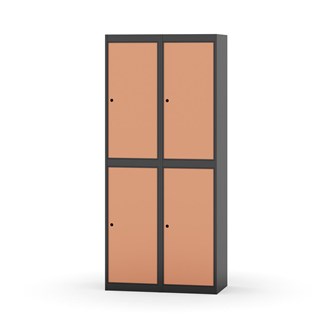 Novis garderobeskab lige topplade 2:2 B80 cm
