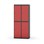 Novis garderobeskab lige topplade 2:2 B80 cm