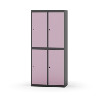 Novis garderobeskab lige topplade 2:2 B80 cm