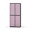 Novis garderobeskab lige topplade 2:2 B80 cm