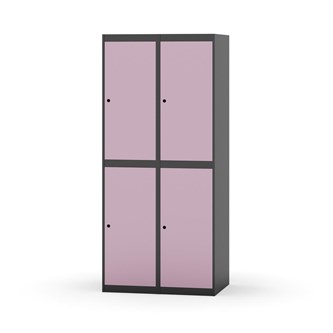 Novis garderobeskab lige topplade 2:2 B80 cm